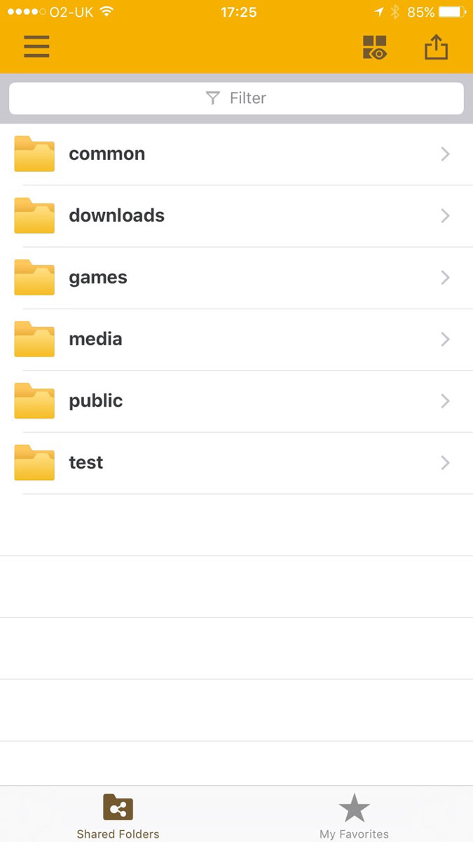 Synology Mobile App Interface DSfile